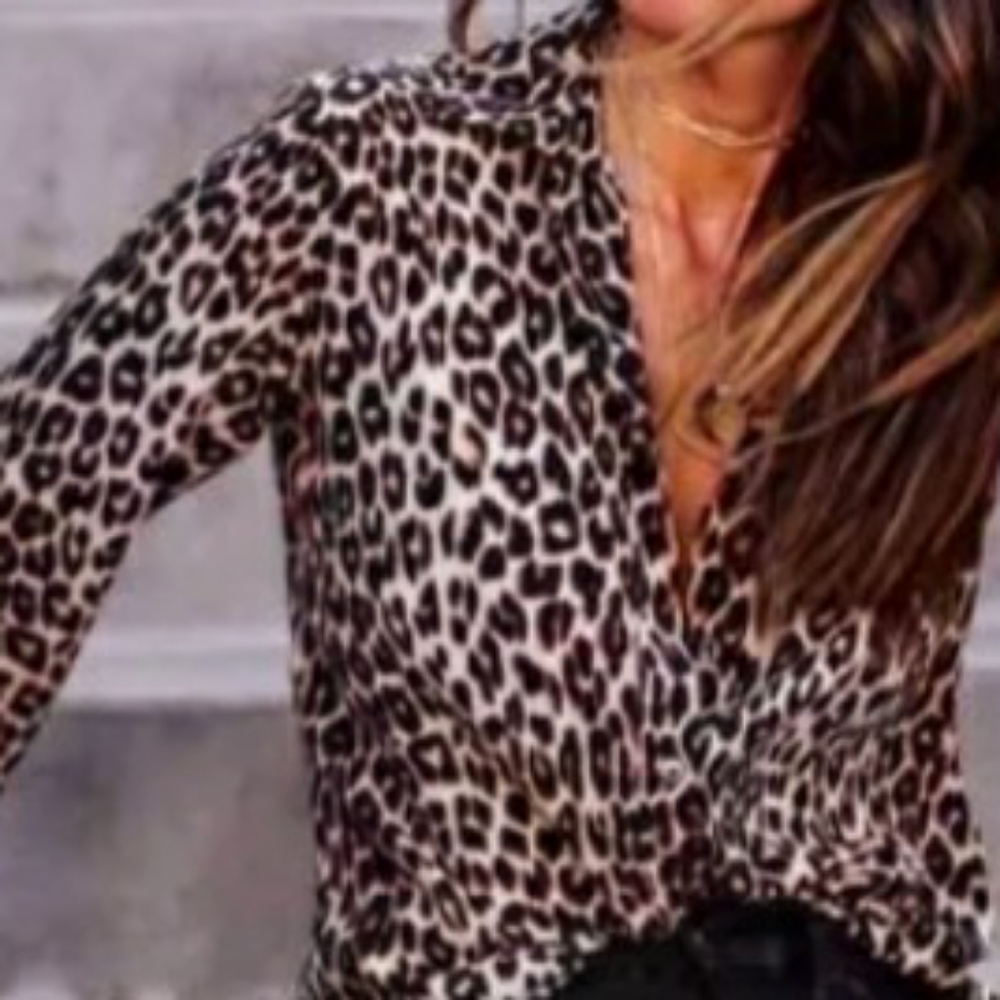 Worthington Tied Sleeves Loose Fit Blouse NWOT